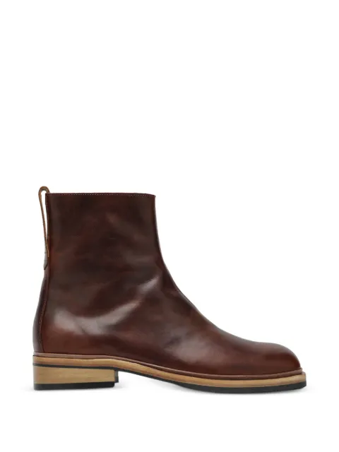 OUR LEGACY Daimono zipped boots Brown A2267DWLE