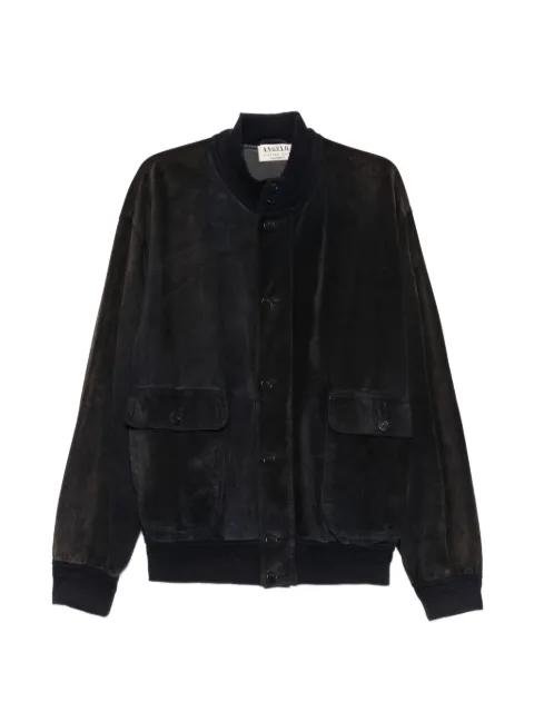 A.N.G.E.L.O. Vintage Cult 2000s suede jacket Blue AN390ASV