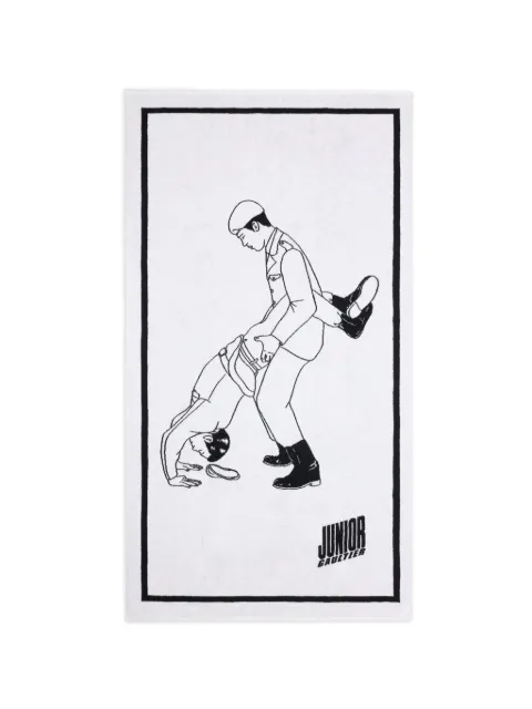 Jean Paul Gaultier kamasutra towel White 2602UAC090W0820100