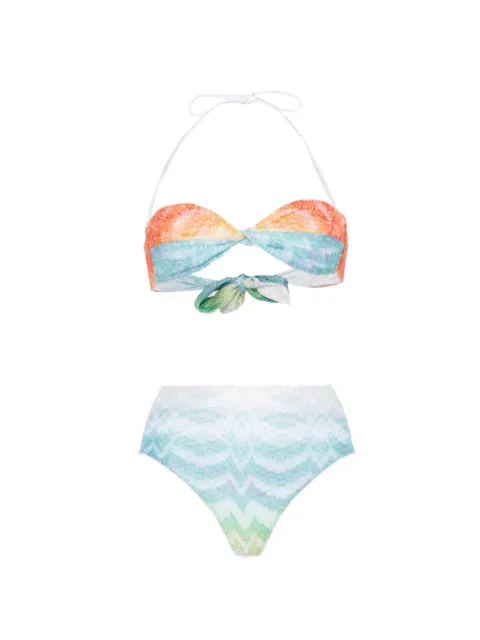 Missoni twist-detail bikini Orange MC26SP04BR014H