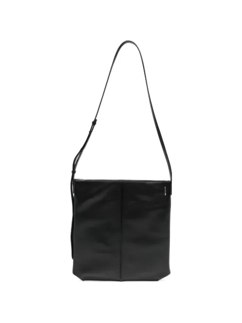 Jil Sander Linea zip leather crossbody bag Black J08WG0063P9046