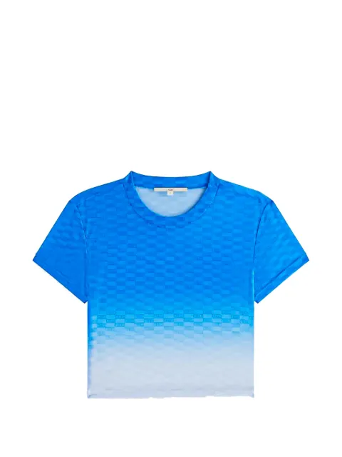 KITH monogram-mesh T-shirt Blue KITH204