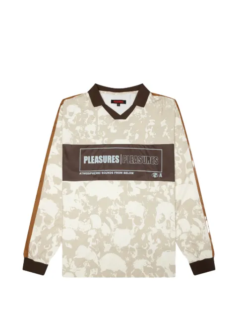 Pleasures long sleeve skull jersey Neutrals P26SP020ECRU