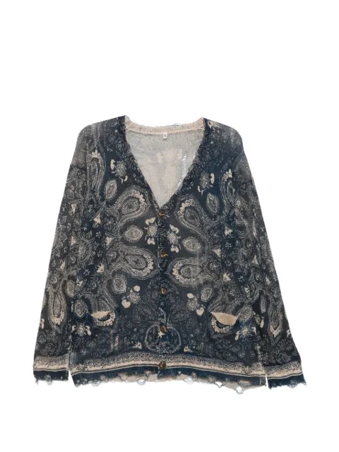 R13 bandana button knitwear Black R13WY237
