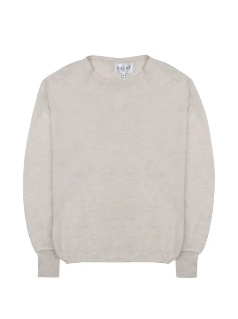 OSCAR The Collection drop-shoulder sweater Neutrals NOOS003077
