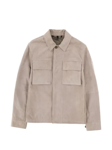 Belstaff leather shirt jacket Neutrals 106117DKSND