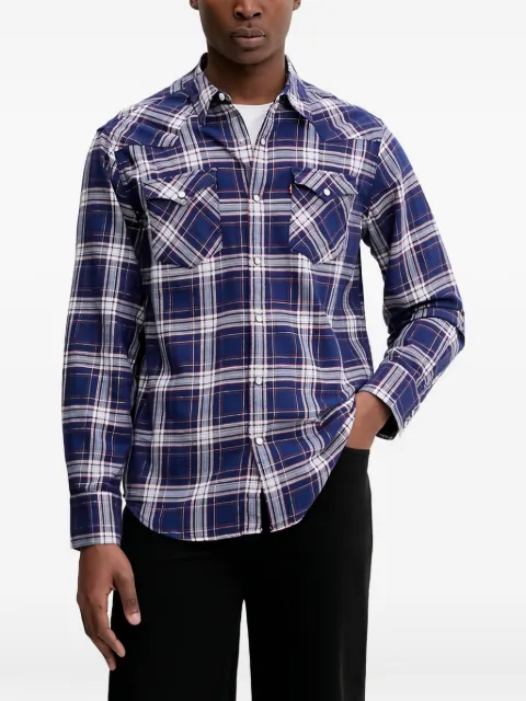 Levi's check pocket shirt Blue 85744