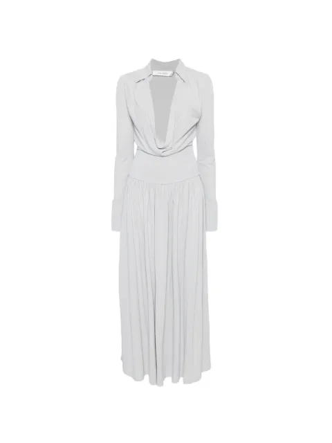 Aya Muse draped maxi dress Blue AMR2606