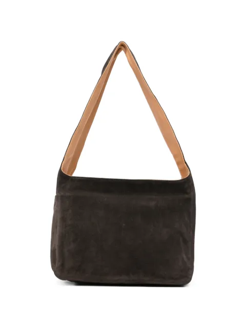 OUR LEGACY Grande Brick suede tote bag Brown A2268GE