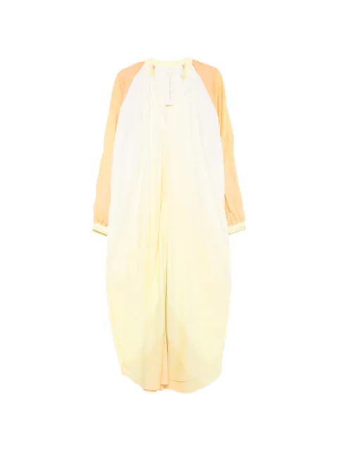 Marrakshi Life V-neck long-sleeve maxi dress Yellow HS25005