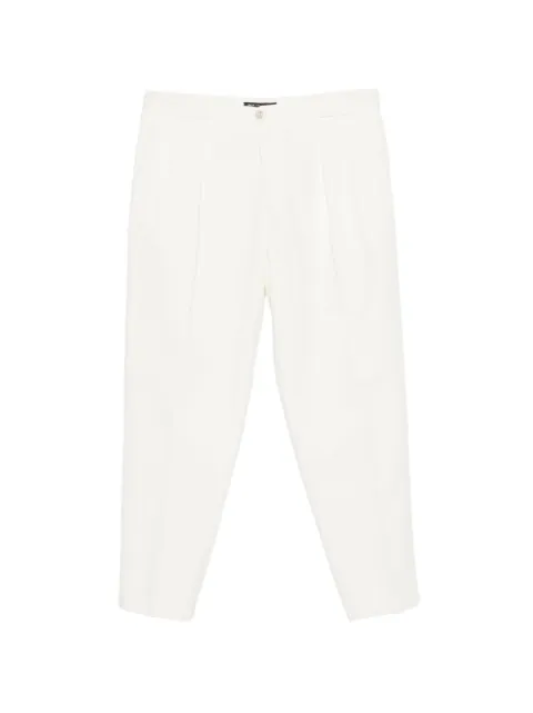 Briglia 1949 Portobello-D pleated trousers White PORTOBELLOD300016