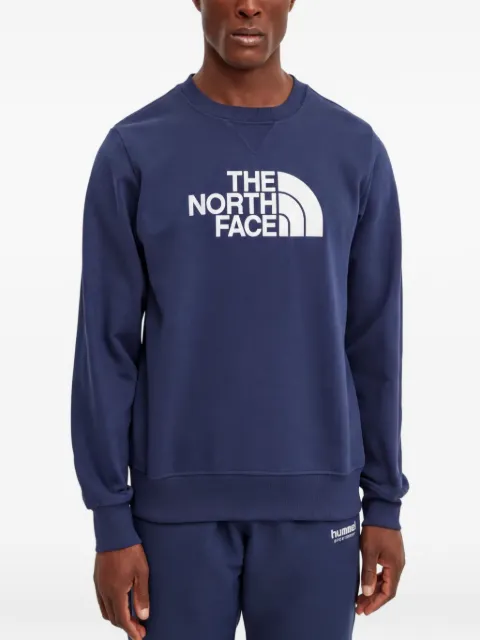 The North Face logo-print crew-neck sweatshirt Blue NF0A89EK