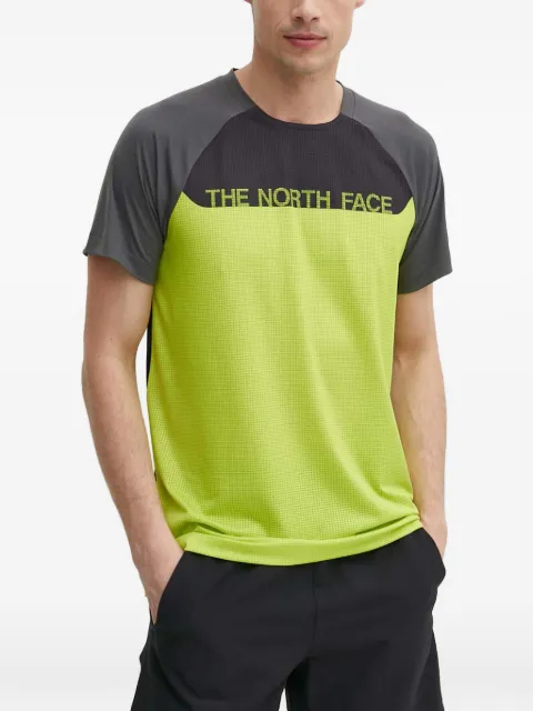 The North Face logo-print panelled T-shirt Green NF0A87TYWIP1