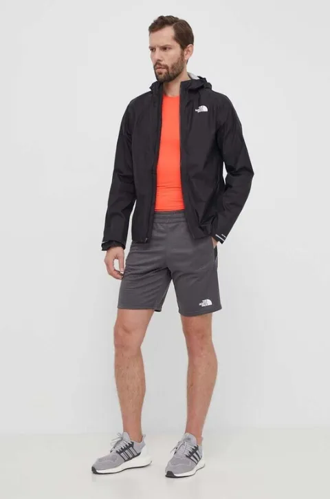 The North Face Mountain Athletics textured logo track shorts Grey NF0A87J4