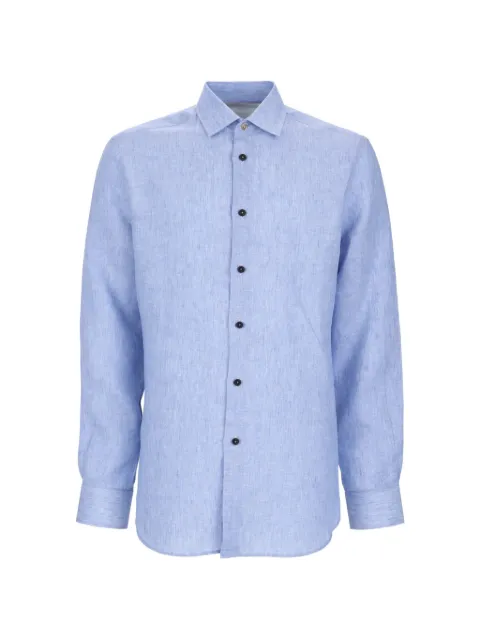 Paul Smith buttoned linen shirt Blue M1R800PV01656