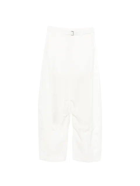 sacai belted trousers Neutrals 2608431