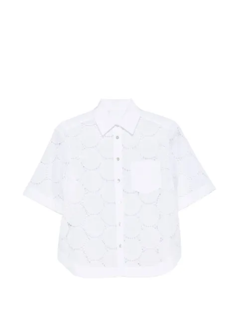 Barba short-sleeves shirt White 5004