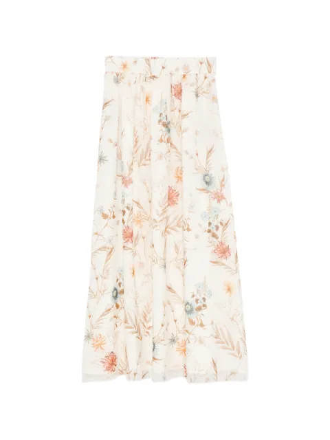 Eleventy floral maxi skirt Neutrals M80GONK05STTSE0M002