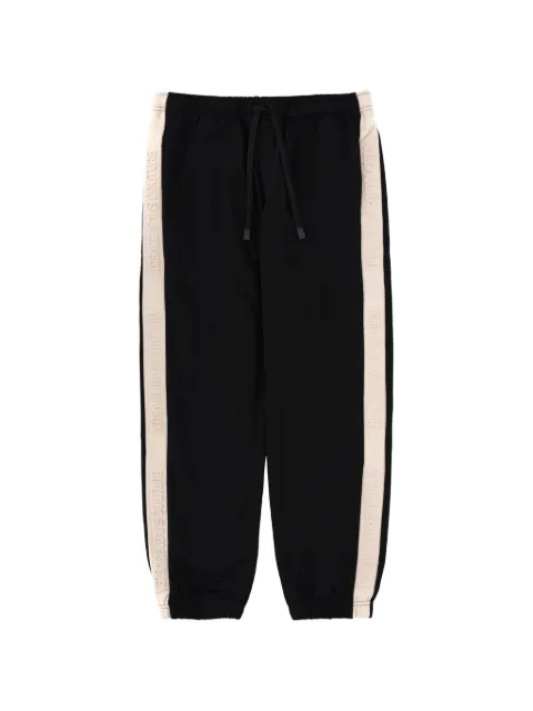 Versace Jeans Couture logo tape track pants Black 80GAAE08CF00E899