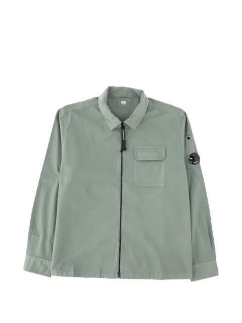 C.P. Company zipped shirt jacket Green 20CMOS705A110143G668