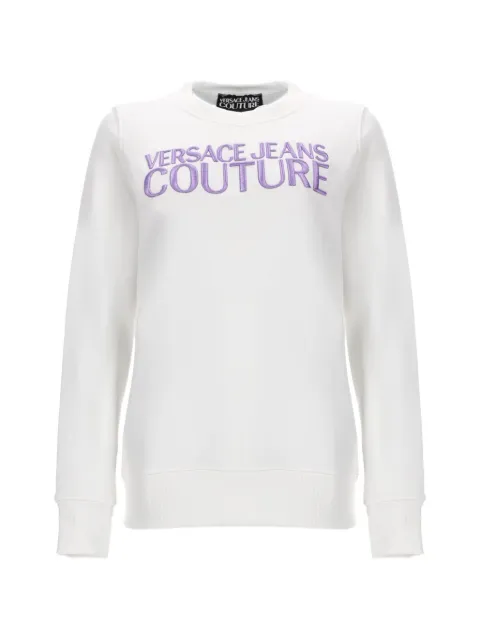 Versace Jeans Couture chest logo sweater White 80HAIT01CF01T003
