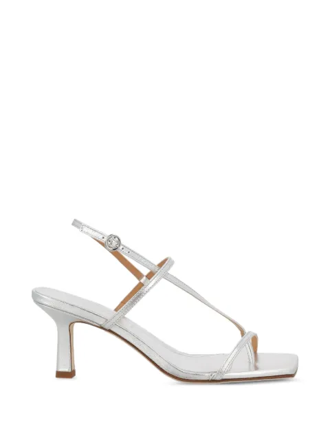 Aeyde leather heeled sandals Silver A11HSASTS65CI0121920007
