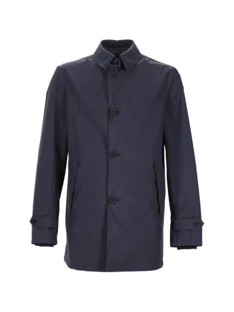 Herno buttoned trench coat Blue IM000350U12836