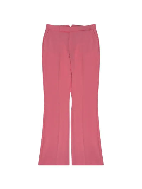 OSCAR The Collection pressed-crease flared trousers Pink S26001031