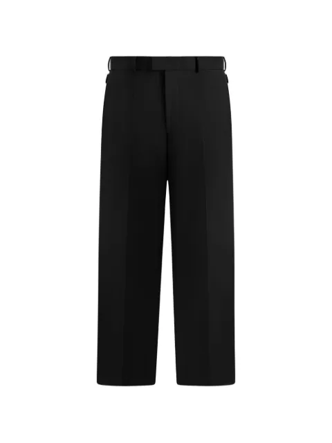 Manière De Voir regular fit tailored trousers Black MAN34601