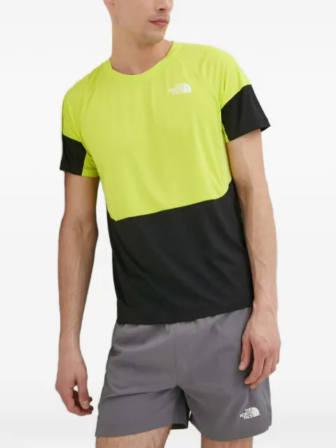 The North Face colour-block logo-print T-shirt Green NF0A825GWIT1