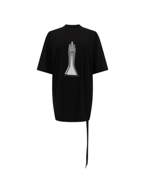 Rick Owens DRKSHDW printed T-shirt Black DS01F4204RNEP5