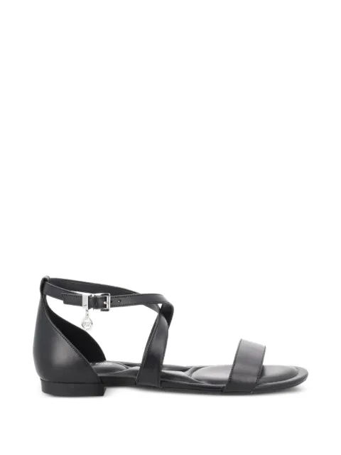 Michael Michael Kors crisscross charm-detail sandals Black 40S6AXFS1L001