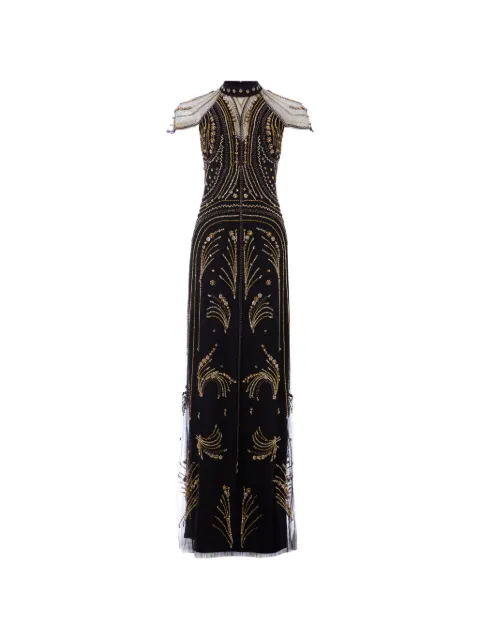 Temperley London Serayha bead-embellished gown Black 26UHEV53311A