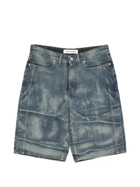 Won Hundred belt loops shorts Blue 428115028