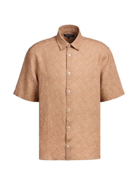 Frescobol Carioca Castro Angra Madeira-print shirt Neutrals 2708904