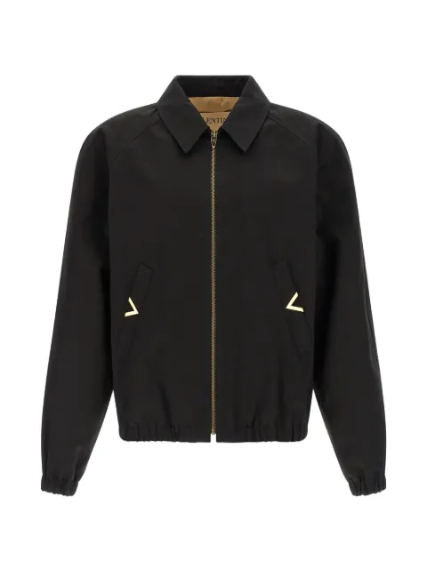Valentino Garavani logo bomber jacket Black VCIP79BFB