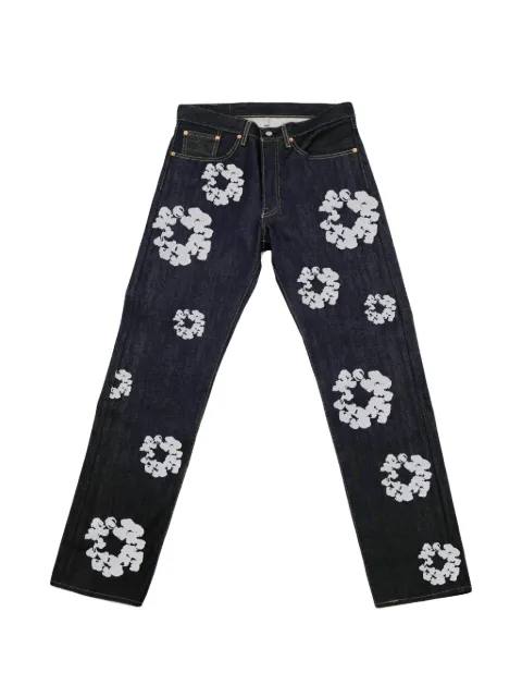 Denim Tears cotton straight-leg jeans Blue DT503