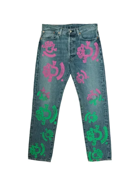 Denim Tears x Bstroy Tears 501 jeans Blue DT493