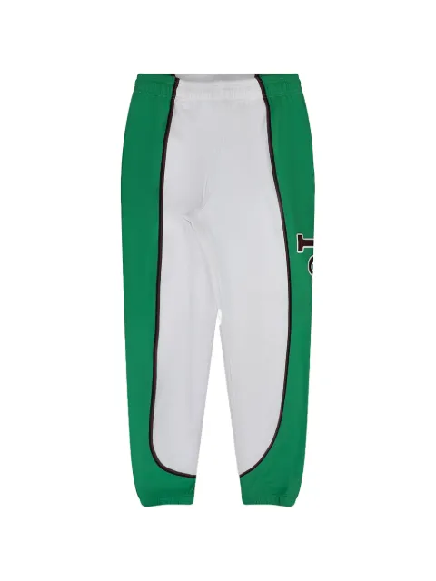 Denim Tears logo-detail panelled track pants White DT496