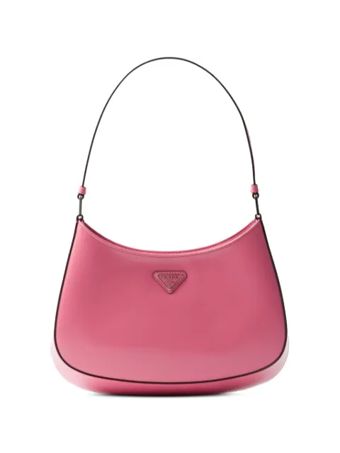 Prada Cleo brushed leather shoulder bag Pink 1BC499VOOOZO6
