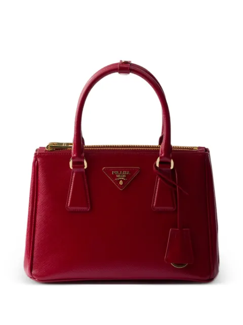 Prada Galleria small patent Saffiano leather bag Red 1BA896VEOO2AO6