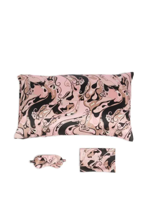 PUCCI Orchidee print silk sleeping kit Pink 6HAF106H147