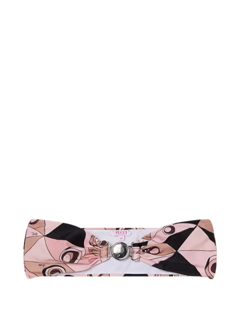PUCCI Occhi-print bikini top Pink 6HMX176H865