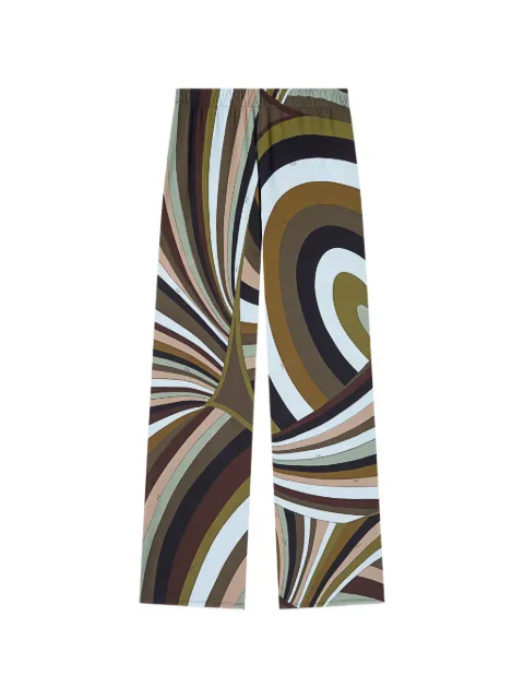 PUCCI Iride print pants Brown 6HJT306H757