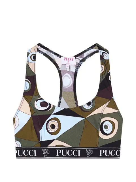 PUCCI Occhi-print top Green 6HTP576H865