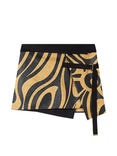 PUCCI jacquard wrap skirt Neutrals 6HRV426H701