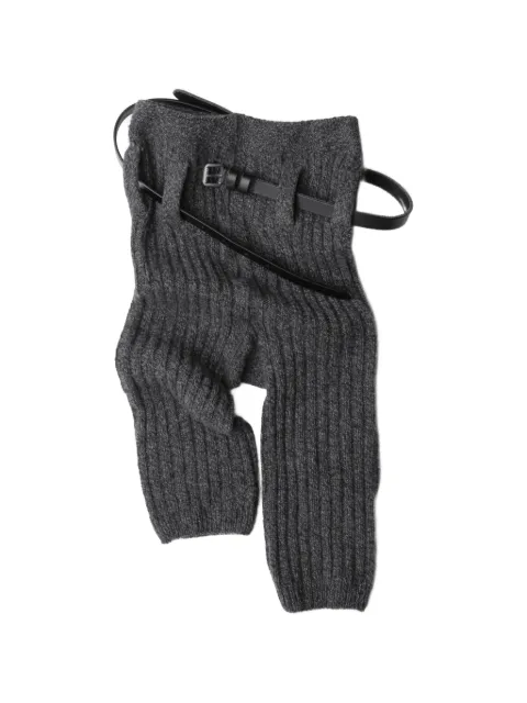 Prada cashmere wool leg warmers Grey 66595SOOO17VB