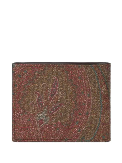 ETRO paisley-print wallet Brown MP2D0001AKG76