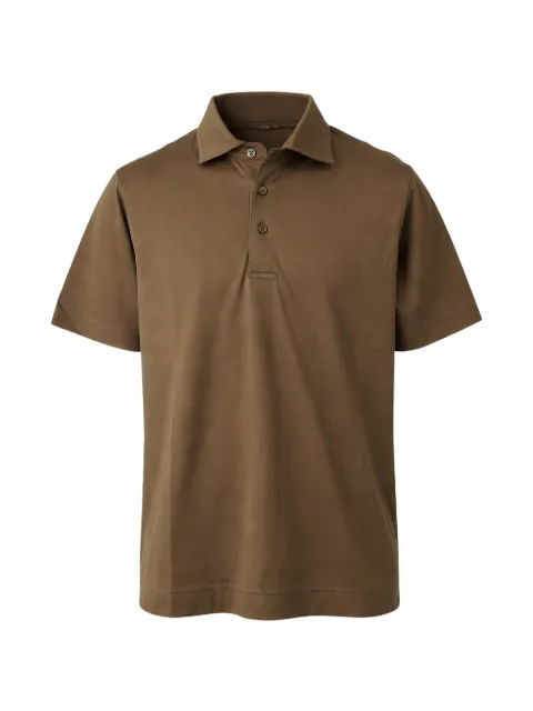 Circolo 1901 button-fastening polo shirt Brown CN4716004