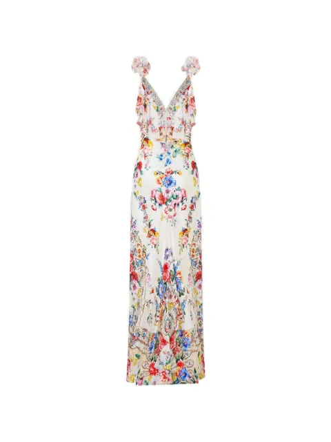 Camilla I Left My Heart In Granada maxi dress White 00040647ILEFGRAN